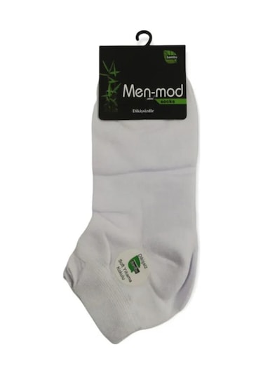 Menmod 12 Li Bambu Dikişsiz Kısa Patik Erkek Çorabı 001