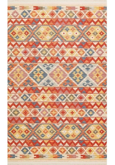 Hoom Rugs Vagrant Vgt 02 Aqua Yıkanabilir Çift Taraflı Otantik Halı