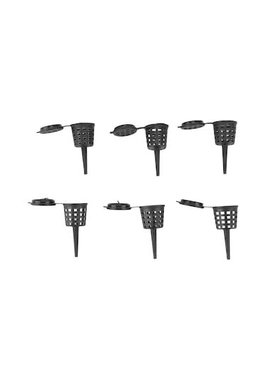 Tenfowee 100 Adet Kapaklı Bitki Gübre Sepeti, Tüp Sistemiyle Bitki Köklerine Yavaş Salım, Plastik Materyal, Bonsai Ve Saksı Bitkileri İçin