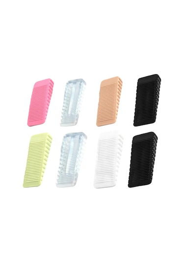 Vkemall 8'li Set Dayanıklı Kauçuk Kapı Durdurucu - Çocuk Güvenliği Ve Duvar Koruma İçin Pratik Çözüm