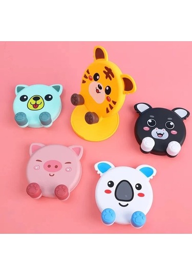 Tongxida İyi Yaratıcı Taşınabilir Cep Telefonu Standı, Pembe Renkli, Ayarlanabilir Açısı Ve Yüksekliği -