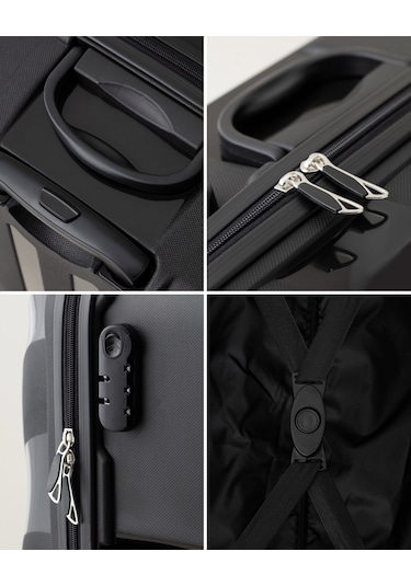 Huitre Valiz/bavul - Siyah - Büyük Boy Siyah