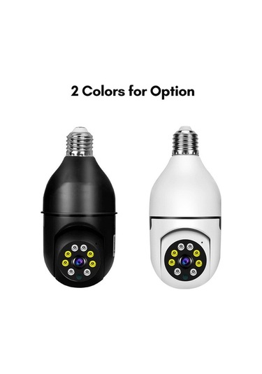 Tongxida 1080p Akıllı Wifi Güvenlik Kamerası: Çift Yönlü Sesli, Hareket Algılama, Gece Görüşü, Mobil Uzaktan İzleme Beyaz Beyaz