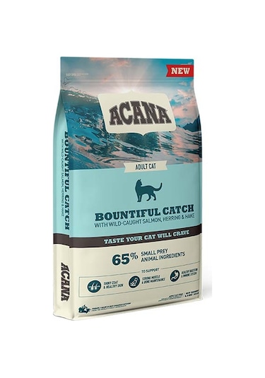 Acana Bountiful Catch Somonlu ve Ringa Balıklı Yetişkin Kedi Maması 4500 G