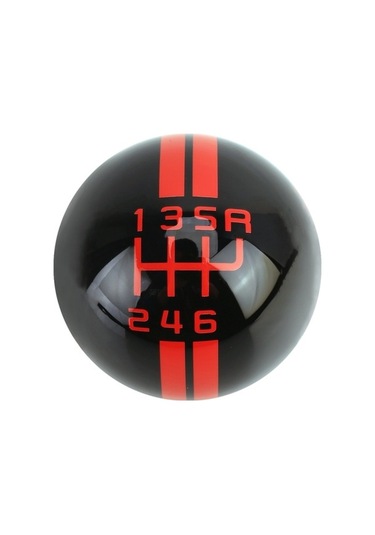 Wondernest Evrensel Araç Reçine Vites Topu Modifiye Manuel 6 Vitesli Sağ-r Siyah Kırmızı Siyah Kırmızı