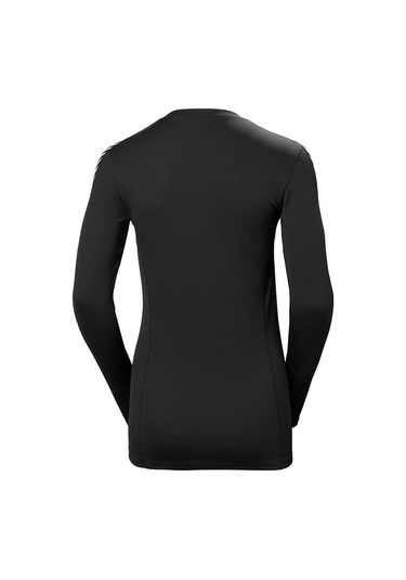 Helly Hansen W HH Lifa Crew Kadın Termal Üst İçlik Siyah