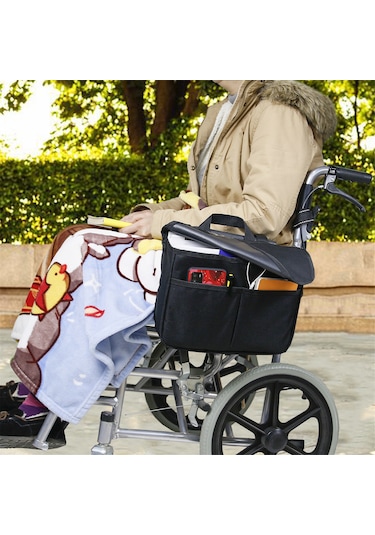 Xiyyadms "su Geçirmez Tekerlekli Sandalye Çantası - Geniş Depolama, Hafif Ve Pratik" Siyah