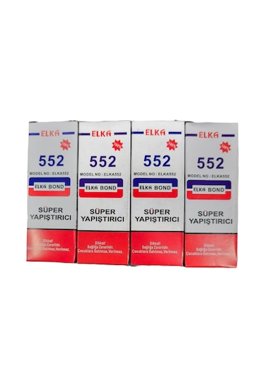 Elka 552 Süper Japon Yapıştırıcı 4 Adet
