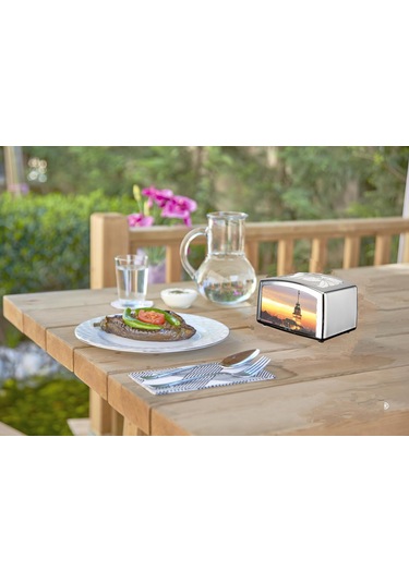 Flosoft Nokta Peçetelik Krom F031