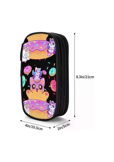 Tf2187 Aphmau Meow Peluş Hayvan Anime Kediler Kalem Kutusu Büyük Kapasiteli Düzenleyici Kalem Kutusu Saklama Çantası Erkek Kız Öğrenciler Kırtasiye Th