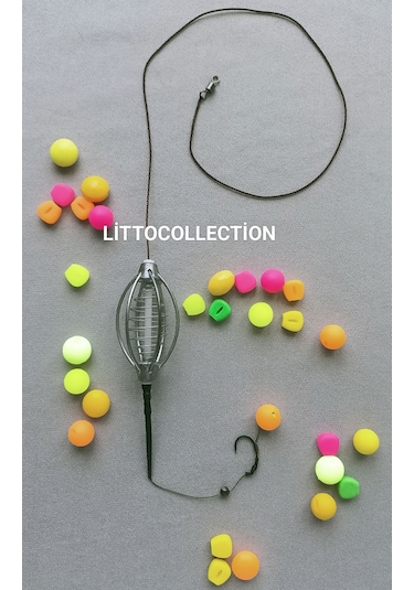 Gezer Yaylı Leadcore'lu Sazan Rig Takımı 14 Mm Turuncu Pop Up