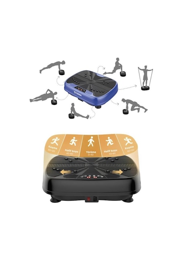Torima Vep-1000 Siyah Yüksek Titreşimli Programlı Kumandalı Egzersiz Aleti Ve Kondisyon Aleti Siyah
