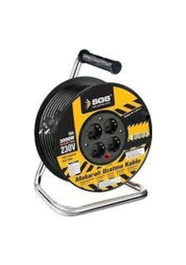 Sgs 2136 Profosyonel Makaralı Uzatma Kablosu 3x2,5 50mt