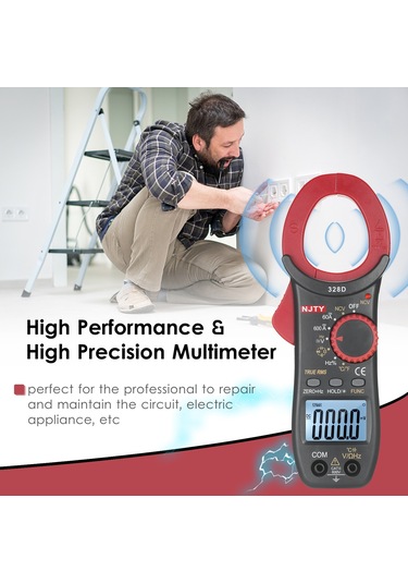 Njty 328d 600a Ac Pens Metre Otomatik Aralık 6000 Sayım E15109