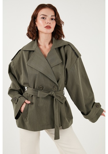 Lela Bayan Trençkot 6839609 Haki Haki