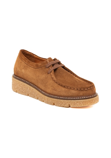 Cuoio Sneaker Günlük Kadın 25k12026xs Vergelio Suede Cuoio