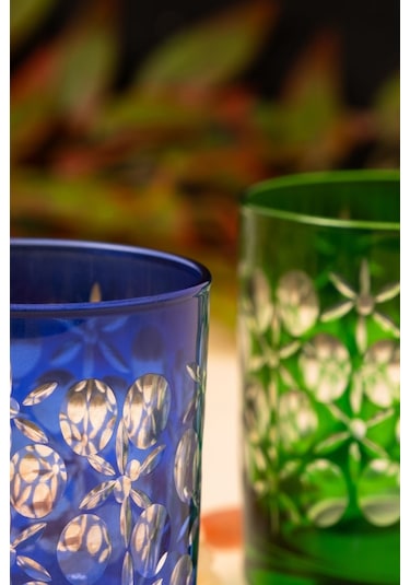 Mest Lbr 316 6 Renk 6 Kişilik Kahve Yanı Su Bardağı Seti Özel Kesim 280 Cc 6 Renk