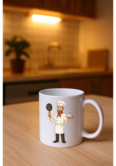 Meslek Baskılı Kupa Erkek Aşçı