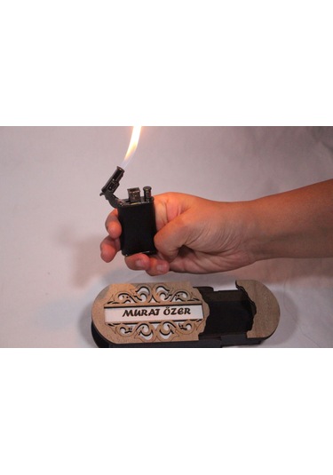 Çakmak Kişiye Özel İsim Yazılı Ve Mdf Tasarım Kutulu No:50-3