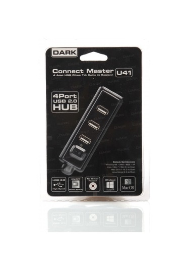Dark Dk-ac-usb241 Usb 2.0 To 4 Port Usb 2.0 Açma Kapama Butonlu Usb 2.0 Çokyaıcı Hub
