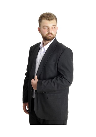 Mode Xl 21021F Superior Erkek Büyük Beden Takım Elbise Siyah