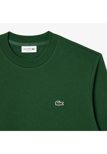 Lacoste Sh9608 Erkek Sweatshirt Yeşil