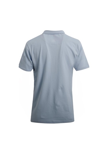 Uki Açık Mavi Comfort Fit Polo Yaka Pike T-shirt Açik Mavi