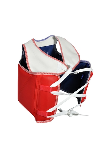 Haşadospormalzemeler Haşado Safeguard Taekwondo Vücut Göğüs Koruyucu Yelek Kırmızı - Mavi