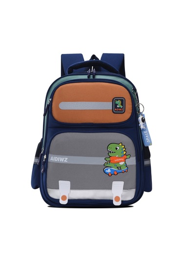 İlkokul Öğrencisi Sırt Çantası Büyük Kapasiteli Hafif Rahat Çocuk Sırt Çantası Oxford Kumaşı Kloromi Kızlar İçin İki Askılı Çanta Koyu Mavi