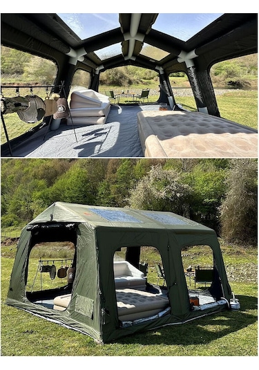 Shufa Galaksi 13.68 M² Şişme Çadır 380x360x220cm Y Çok Renkli