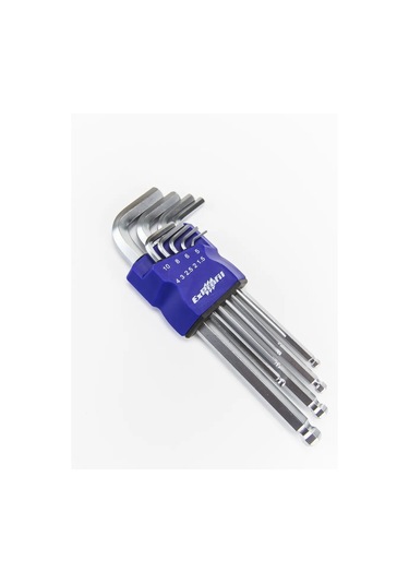 Exprofil G-şeklinde Küre Uçlu Altıgen Hex Anahtar Seti 458556226