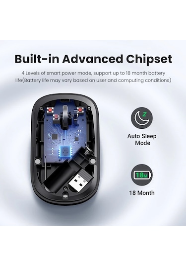 Ugreen MU001 Kablosuz Optik Mouse