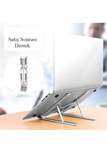 Didadodo Laptop Standı Alüminyum Küçük Boyutlu Katlanabilir Ayarlı