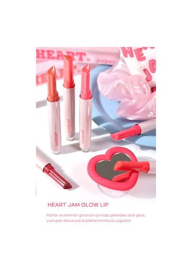 Peripera Heart Jam Glow Lip 3 Grapefruit Crush