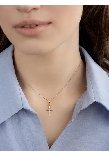 Veronika 925 Ayar Gümüş Haç Kolye 306101631
