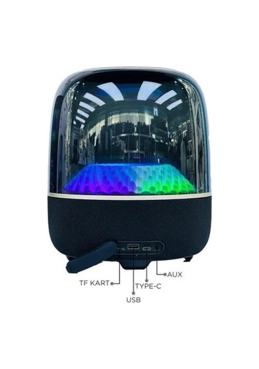 D33 Siyah Taşınabilir Kablosuz Bluetooth Hoparlör