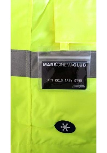 Junıor Jn1011 Xxxl Sarı Waterproof Fosforlu Oxford Parka