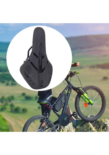 Suntek Çocuk Bisiklet Sele Evrensel Kaymaz Koltuk Minderi Siyah