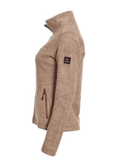 Cresta Diyagonal Örme Tam Fermuarlı Kadın Ceket