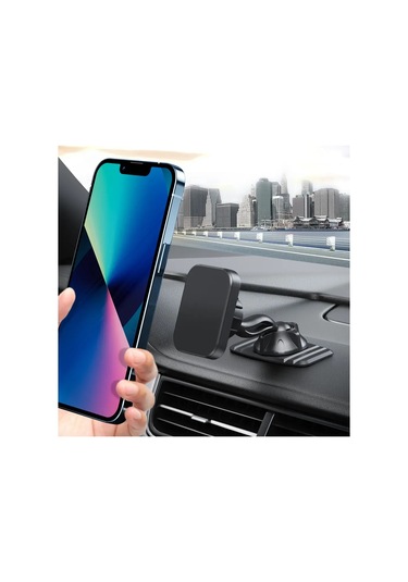 Maiyame C1 Kırmızı Pinguin Modeli, 6 Mıknatıslı Çift Başlı 360 Döner Araç İçi Manyetik Telefon Tutucu - Navigasyon Ve Eğlence İçin Kolay Kurulumlu