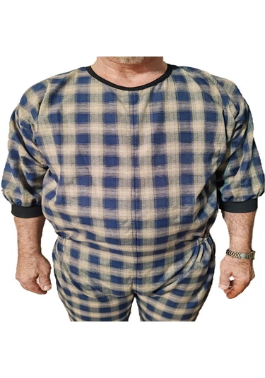 Ozclife Kısa Kol Ribanalı Hasta Bakım Kıyafeti