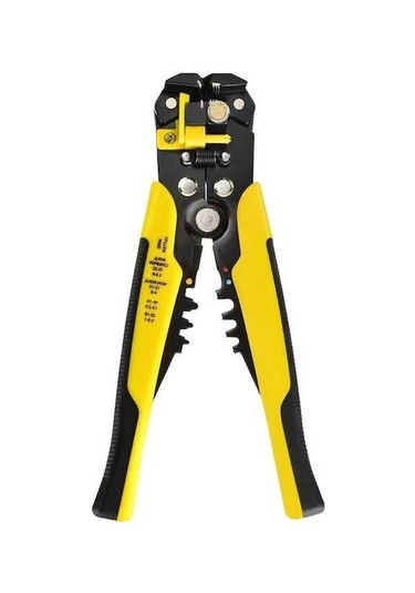 Pazly Reedark Otomatik Kabuk Soyma Pencesi, 24-10awg Kablo Kesme & Sıkma Aleti, Sarı, Kullanımlı Kablo İşleme Aleti Sarı