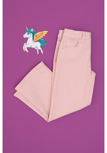 U.s. Polo Assn. Kız Çocuk Açık Pembe Pantolon Jean 50304247-vr078 Acık Pembe Açık Pembe