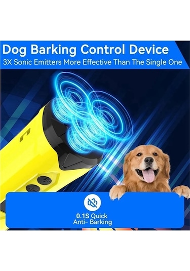 Jialan Ultrasonik Köpek Kovucu Köpek Bark Caydırıcı Flaş Işığı A