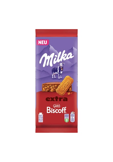 Milka Extra Lotus Biscoff Chocolate 190g
