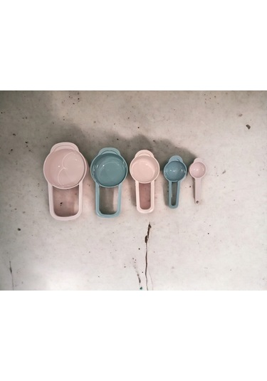 5 Adet Renkli Ölçü Kaşık Seti