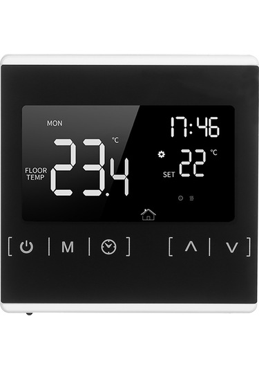 Wezone Akıllı Dokunmatik Programlanabilir Su Isıtma Termostatı - Mh-1822s, 5+2/6+1 Gün Modu, 5 50 C Aralığı, Aşırı Isı Ve Düşük Sıcaklık Koruma