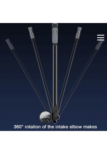 Göstergeli Taşınabilir Yüksek Basınçlı 300psi Bisiklet Y27607