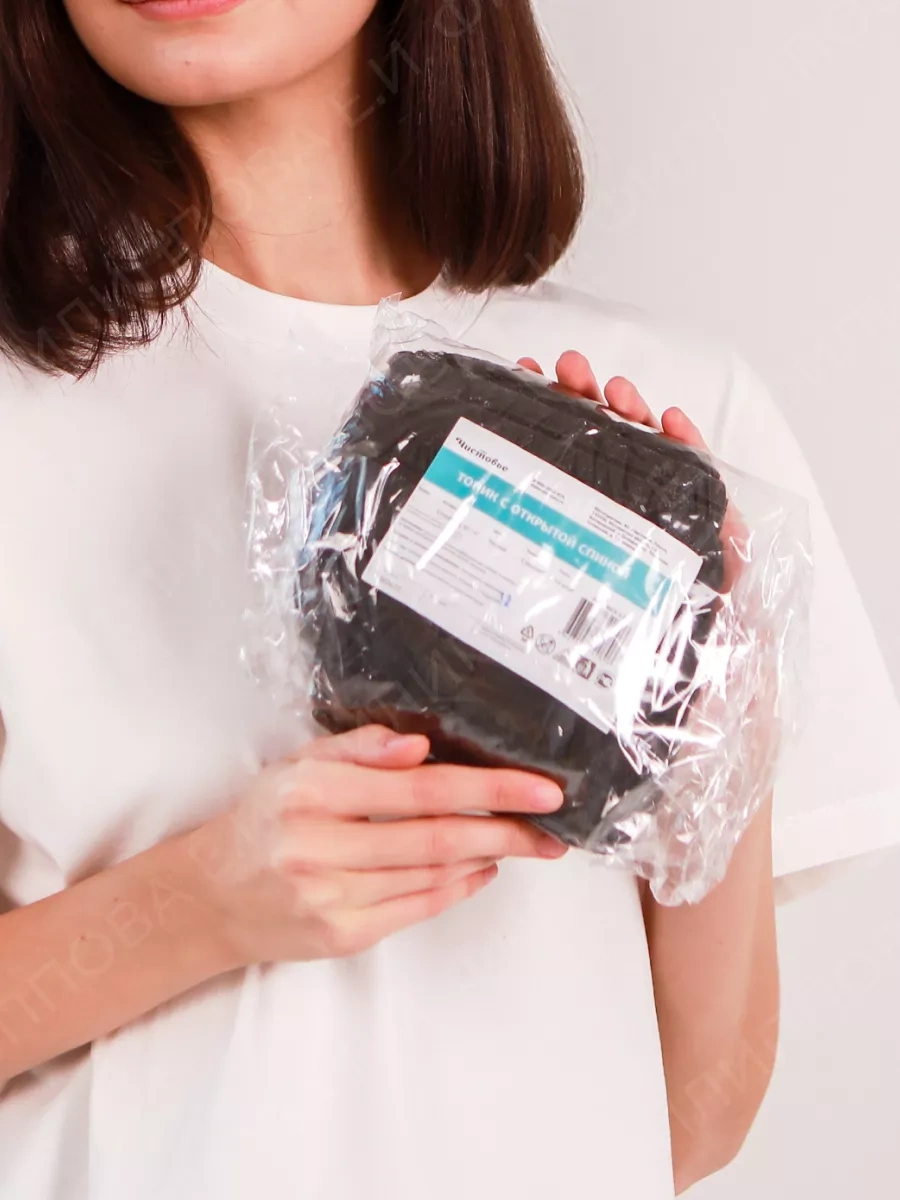 Cistov'e Tek Kullanımlık Açık Sırtlı Siyah Üst 20 Adet 212935184