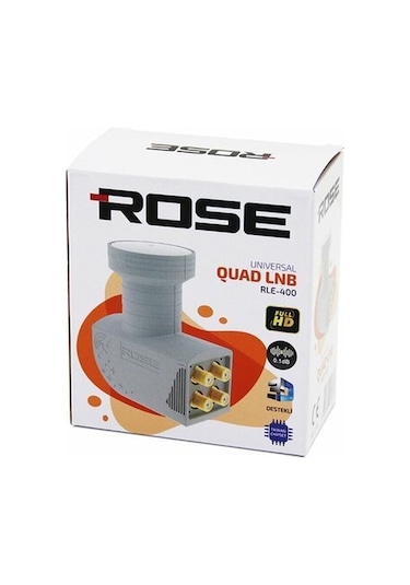 4lü Uydu Lnb Unıversal Quad Full Hd - 3d - 0.1db Rle-400